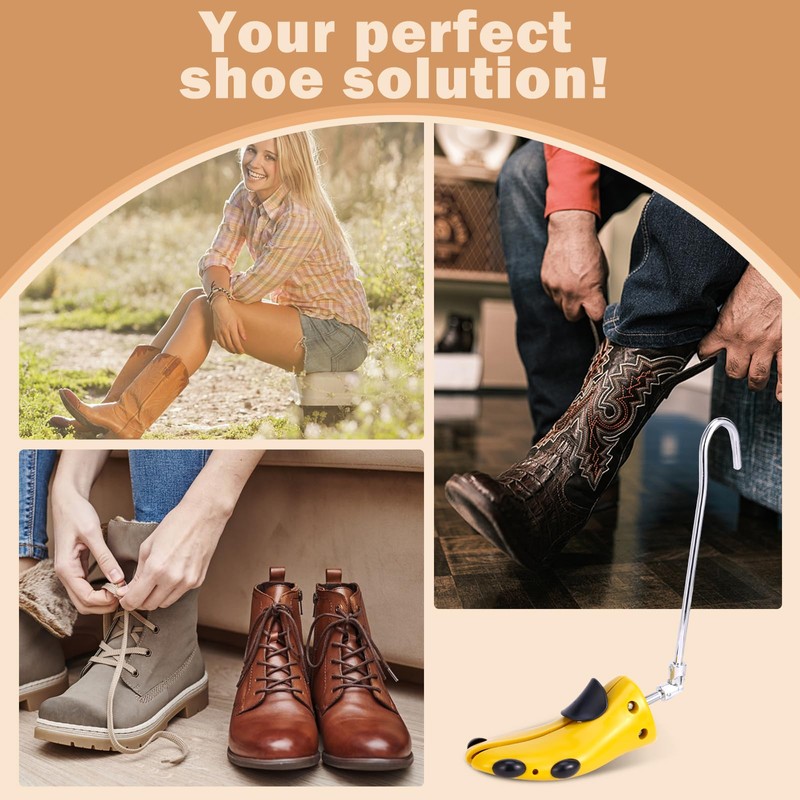 Exshoiu Shoe Boot Stretcher For Cowboy Boots, 1 Pcs Boot