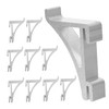 Veemoon Freezer Clamp Hooks Pack of 10 Aluminium Shelf Clips