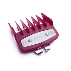 Professional Line Attachment Comb With Metal Fitting 1½ Cutting Guide 1.5 4.5mm in PLUM, Fit - Super Taper, Chromepro, Balding, Magic 5 Star and other standard full sized clippers