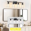 Ascher 4-Light 29.3" Wall Sconces, Modern Vanity Light Fixture with