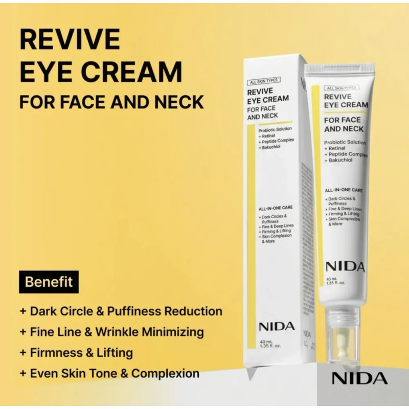 Nida Salmon Pdr Peptide Serum 50ml + Eye Cream 40ml