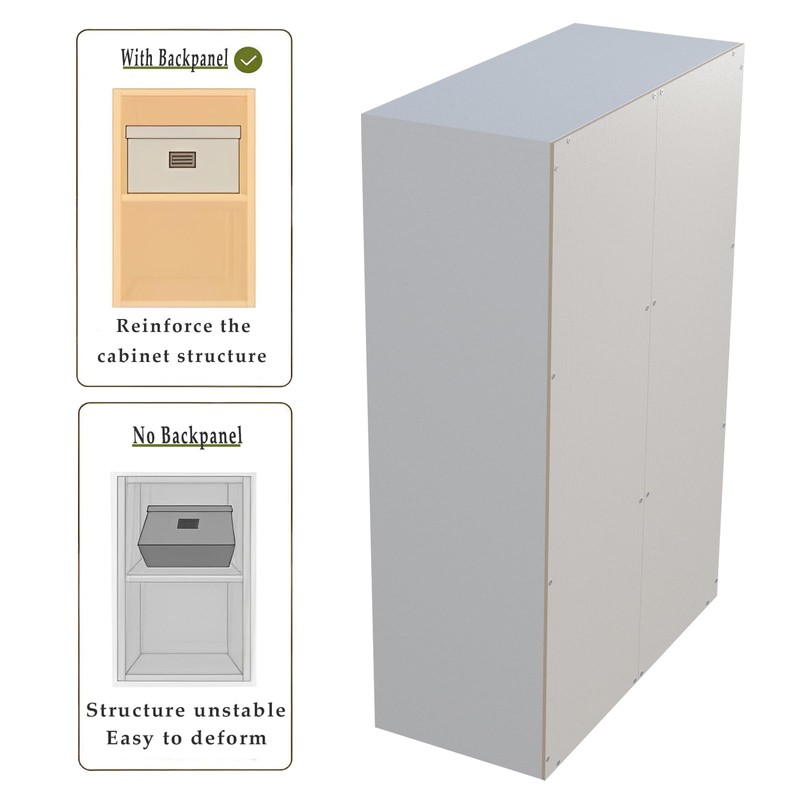 OSCHF 6-Cube Storage Shelf Bookcase - Wooden 3-Tier Floor Standing