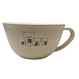 Marimo Craft MRK-748 Rilakkuma Rilanowa Soup Cup, Pink, Size (W x H x D): 5.8 x 2.6 x 4.7 inches (147 x 65 x 120 mm)