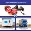 Web Truck 2 x LED Rubber Side Light 12 V