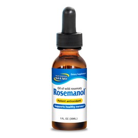 North American Herb & Spice Rosemanol - 1 fl. oz. - Wild Rosemary Oil - Supports Healthy Nerves, Potent Antioxidant - Non-GMO - 120 Servings