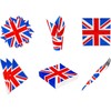 SHATCHI 25Pcs Union Jack Napkins King's Coronation Decorations Party Great