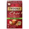 Twinings Spiced Apple Chai Black Tea Individually Wrapped Bags, 20