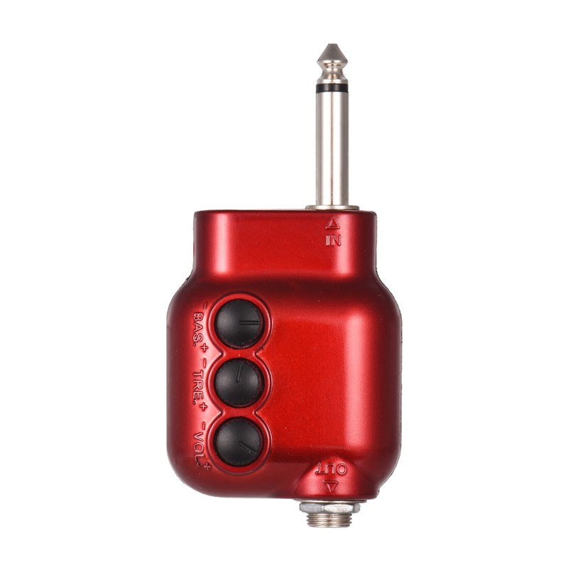 Mini Preamplifier Preamp 6.35mm Plug with Bass Treble EQ Volume