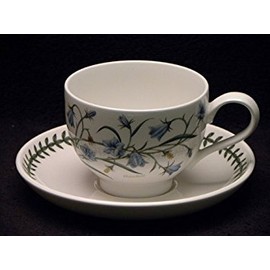 Portmeirion Botanic Garden Breakfast Cup & Saucer Traditional Harebell