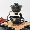 Bsigo Lazy Kungfu Ceramic Tea Set Semi Automatic Drip Rotating