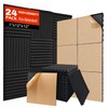 Saiqiang Acoustic Panels 24 Pack Soundproof Wall Panels 1" X