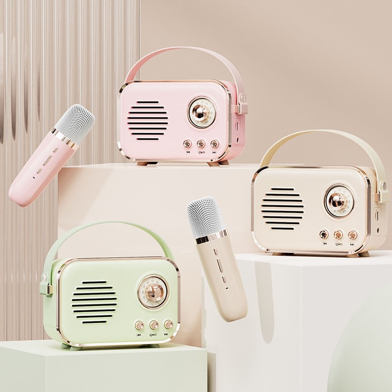 Speaker Karaoke Set Portable Multifunctional High Capacity Battery Small Wireless