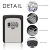 COACOM 1 Piece Grey Combination Lock Key Box Lock Box