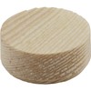Wolfcraft 20 Wooden Plugs Ø 25 mm, 2942000, for patching