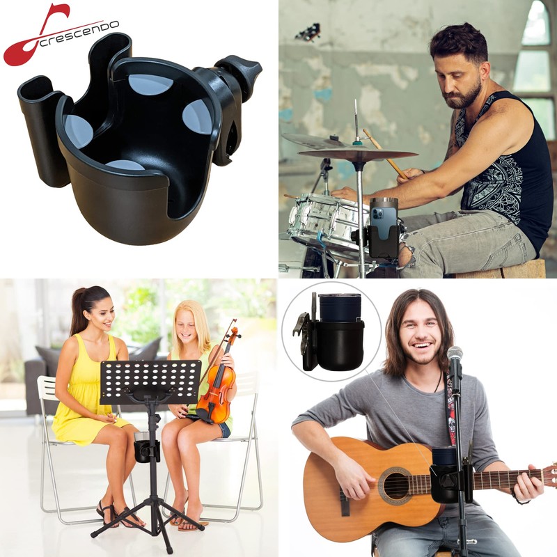Mic Stand Cup Holder (CR20 Cup and Phone Holder)