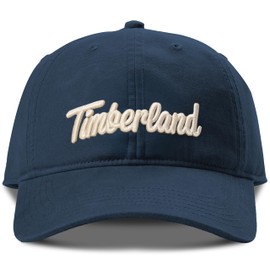 Timberland Midland Beach - Gorra de béisbol para Hombre, algodón Suave, Ajustable, Ligero y Elegante para Actividades al Aire última intervensión, Denim Oscuro (Azul Marino), One Size