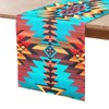 GLENLCWE Southwestern Native Indian American Aztec Navajo Print Table Runner,72Inch