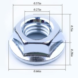 Atunee Pack of 12 Bar Nuts Kit Fit for Echo CS-400 Compatible with Husqvarna 55 455 460 Rancher Chainsaw Flange Screw