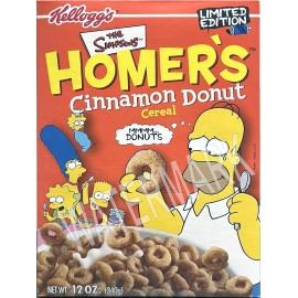 Homer Simpson Cereal box High Quality Metal Fridge Magnet 3x4 7646