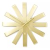 Umra Reloj Pared Modern Plateado Movimiento Cuarzo Decora Hogar