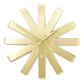 Umra Reloj Pared Modern Plateado Movimiento Cuarzo Decora Hogar