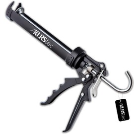 KLRStec Premium Caulking Gun - Metal Silicone Gun for jointing with all common 310ml / 10oz sealant and adhesive cartridges