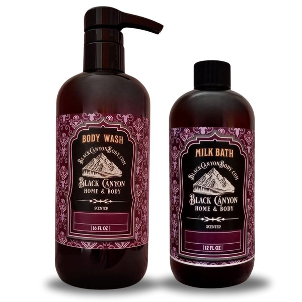Black Canyon Bergamot Fig Scented Body Wash & Milk Bath