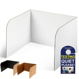 X-tra Large & Sturdy Premium™ Testing Privacy Shields - 13" Tall/40-Pack/White - No Microplastics - Many Size Options - Millions Sold Since 2003 - Test Dividers for Student Desks
