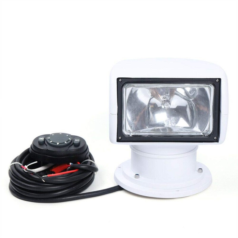 YIYIBYUS Marine Spotlight Searchlight, Portable 100W 12V Marine Remote Control