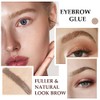 BINGBRUSH Mascara Tintada Engrosante para Cejas, Brow Fast Sculpt, Impermeable,