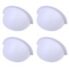 Abeicy 4 Packs Opaque Half Shades for Recessed Light Covers,