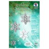 Ursus 21710099 – Material for 8 Sparkling Ornaments Snowflakes Ornaments