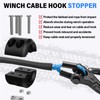 HOKINETY Synthetic Winch Rope Kit - 1/4" x 50' 10000