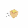4 Pack Solid Wood Furniture Risers, Square Bed Sofa and