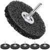 profiwoab Pack of 5 100 mm Nylon Fabric Disc, Coarse