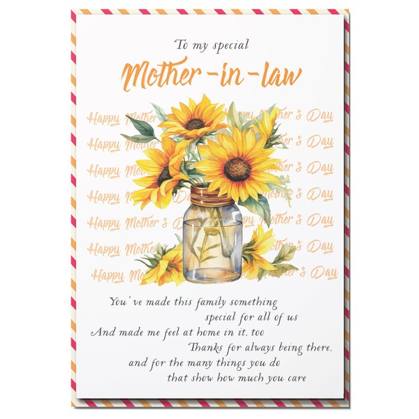 BlinkBlink Happy Mothers Day Card Mother In Law, Mothers Day