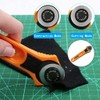 Kovcfon 28mm Fabric Cutter Leather Rotary Cutters Plastic Handle Wheel