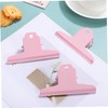 LABRIMP 3pcs Bulldog Clips Sturdy Document Organizers for Office Home
