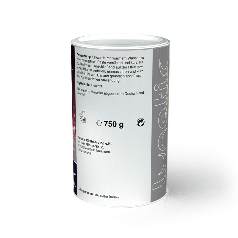 Ghassoul Lava Earth Powder - Ultra Fine Clay for Hair