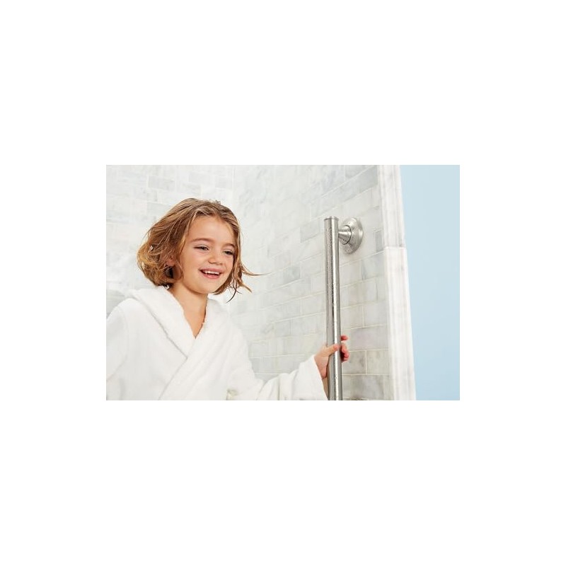 Moen LR8724D1GBN Bathroom Safety 24-Inch Designer Bathroom Grab Bar with