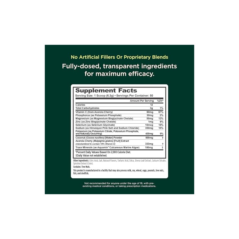 The Genius Brand Hydrate Powder Drink Mix Blue Raspberry Porciones