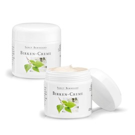 Sanct Bernhard Birch Cream | Light, Gentle Nourishing, Anti-Inflammatory, Itch-Relieving & Healing | 2 x 100 ml