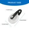 Nylon Clothesline Pulley 2 inch Diameter Nylon Pulley Outdoor Puller