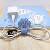 ALEACAR Magnetic Leather Bookmarks for Reading, Cute Dog Paw Shape