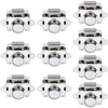 OCGIG 10PCS Push Button Locks Cabinet Door Catch Lock for