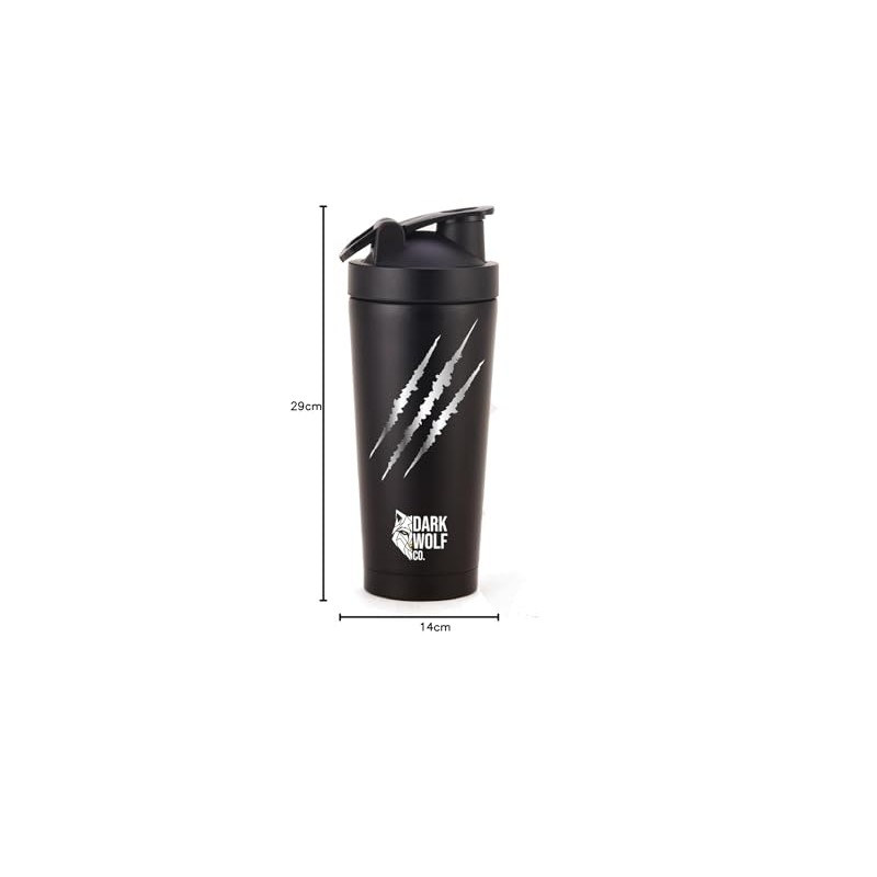 Shaker Dark Wolf Acero Inoxidable