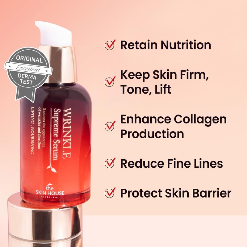 THE SKIN HOUSE Wrinkle Supreme Serum – Red Ginseng &