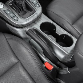 FOEVE Water Cup Holder Cover Decorative Sticker Handbrake Cover Plate Suitable Compatible with Kia Soul 2020-2025 Accessories Automotive Interior Decal - Wood