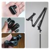ThtRht 2 Pack Microphone Stand Tube Bracket Conversion Microphone Stand