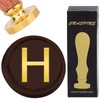 CRASPIRE Letter H Wax Seal Stamp Initial Alphabet 25mm Removable